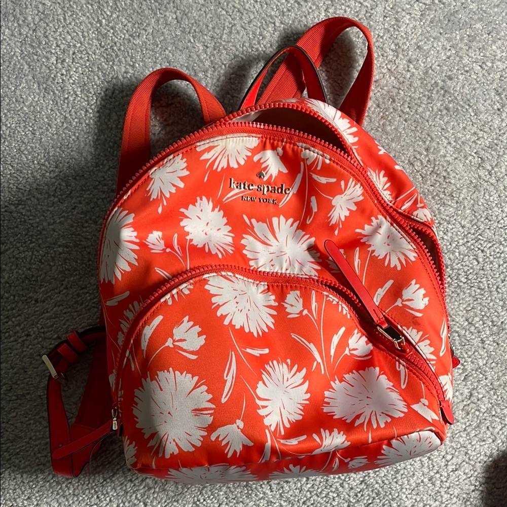 Kate Spade ORANGE! Floral Women's Backpack